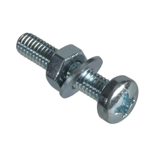 Forgefix Forgefix Machine Screws, Pozi, Pan Head, Zp