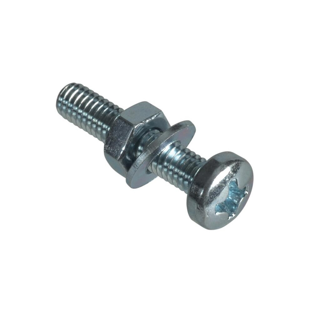 Forgefix Machine Screws, Pozi, Pan Head, Zp