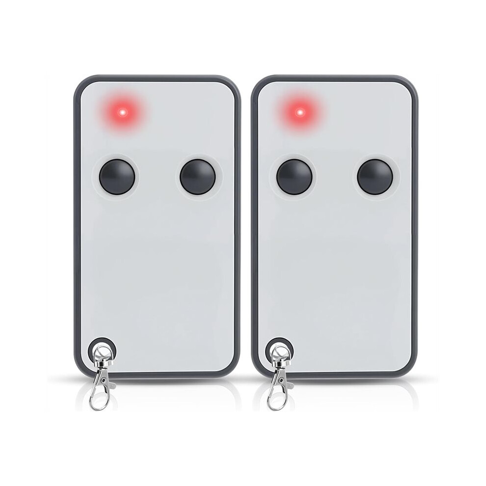 Set Of 2 Remote Control For Roger E80 Tx52r 2 Channels 433.92 Mhz For Gate And Garage Replacement Remote Control 6033121030087