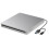 Unidade Externa de DVD, Unidade de DVD USB 3.0 e Tipo C, Gravador de CD e DVD Ultrafino com Encaixe 2