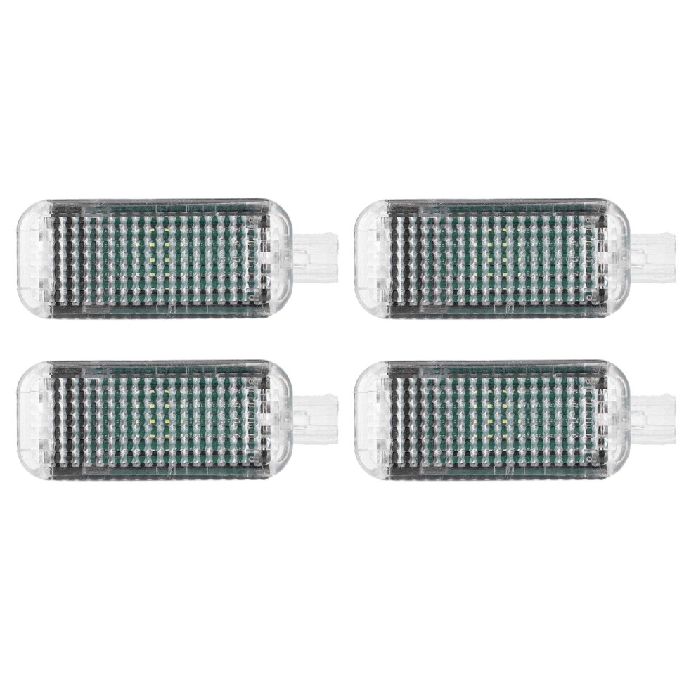 4Pcs Led Footwell S Interior With Wiring Harness 4E0947415a Fit For- A3 A4 A5 A6 A7 A8 Q3 Q5 Q7 Light 6031265203343