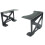 Metal Storage Stand for PS5 Console Under Desk PS5 Console Storage Base for Under Desk Space Saving Mount 1
