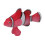 Silicone Floating Clownfish Decoration with Glowing Effect, Red 12
