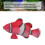 Silicone Floating Clownfish Decoration with Glowing Effect, Red 6