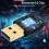 USB  6.0 Adapter USB Dongle AAC Decoder Wireless Music Audio Receiver Transmitter for PC Mouse Keyboard 2