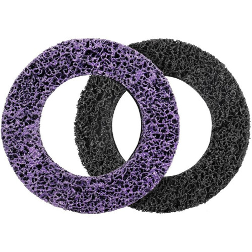 2pcs Coarse Cleaning Discs Diameter 150mm CSD Disc Nylon Fabric Disc for Processing, Metal, Wheel Hub Cleaner