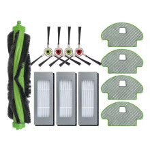 12PCS for Combo 111 / 113 R113840 Vacuum Cleaner Spare Parts Main Side Brush Hepa Filter Mop Cloth