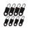 Zipper für Reißverschluss 8er-Pack Black L 1