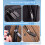 Zipper für Reißverschluss 8er-Pack Black L 4