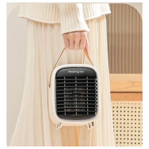 Elektro-Heizlüfter im Retro-Design White 2