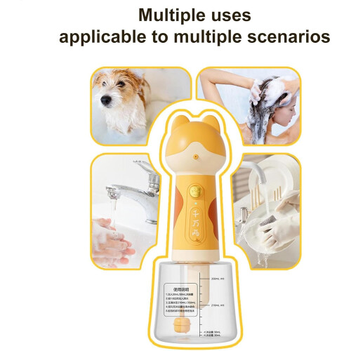 Automatic Cat Bathing Rechargeable Soap Sprayer Machine 2