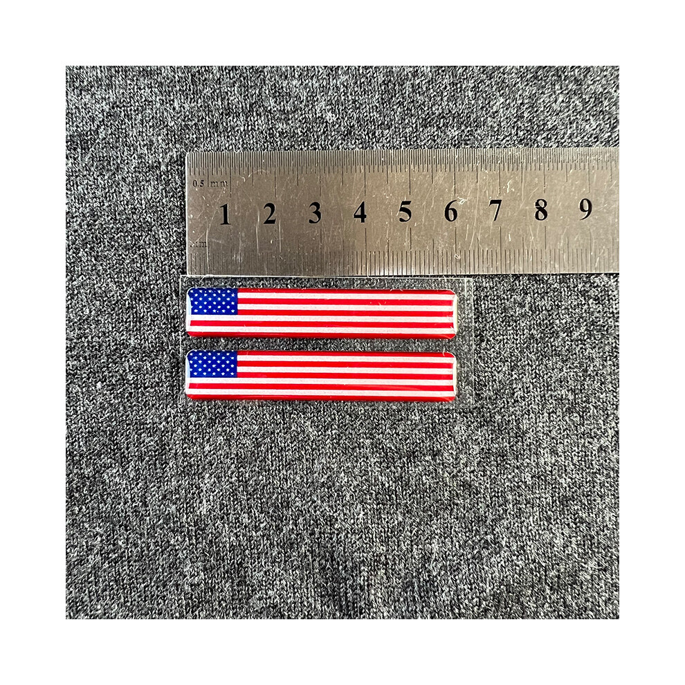 (United States) Global Country Flag Stickers 3D Reflective Decals 6Cm Car Motorcycle Accessories 882619874087