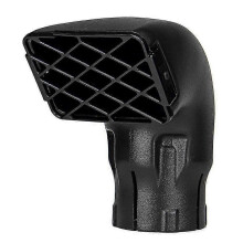 Air snorkel intake head, suitable for 3-inch/3.5-inch pipes, ABS material, waterproof and dustproof