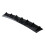 Universal Car Rear Splitter  Bumper Diffuser 7 Fin Rear Bumper Lip Spoiler for    Gloss Black A 1