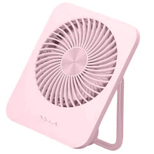 Desktop USB Charging Small Fan Portable-Pink Rechargeable model