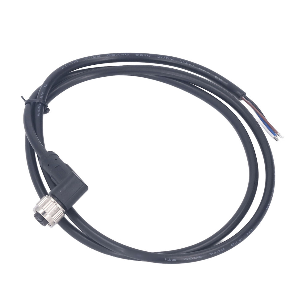 1M M12 4 Pin Aviation Socket Female Connector 250V For Industrial Equipment 9351393531024