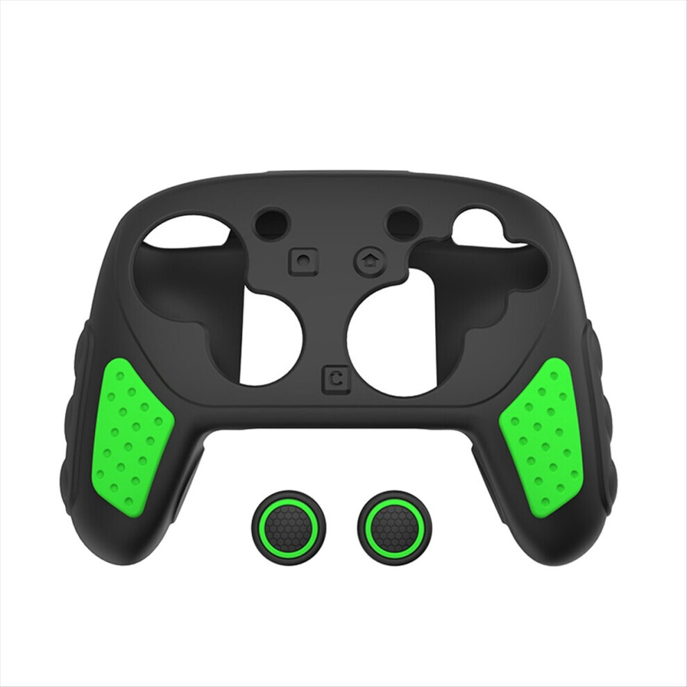 Black/Green Protective Case For Switch2 Pro Game Controller Protection Set Gaming Silicone Joystick Cap B