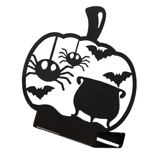 Halloween Candle Holders Candlestick Decorations with Ghostly-C