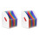 2X Extended File Holder Folder Vertical A4 Vertical File Storage Basket Desktop 13 Pocket File Holder 1