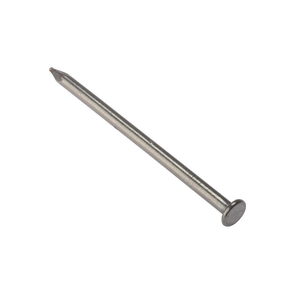 Forgefix Round Head Nails, Bright Finish