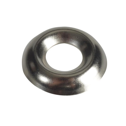 Forgefix Forgefix Screw Cup Washers, Nickel Plated