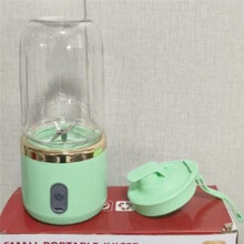 Presse-Agrumes Portable Rechargeable par USB - Mixeur à Smoothie à 6 Lames avec Boîtier en Acier Inoxydable