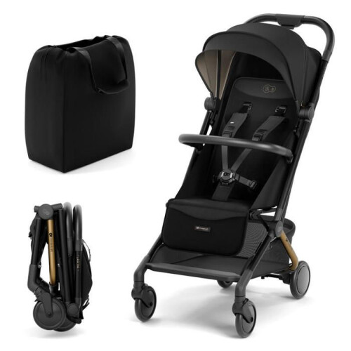 KINDERKRAFT - Kinderwagen Pilot 2 Mitternachts Schwarz