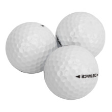 3 pezzi di palline da golf in gomma sintetica a doppio strato da 146g per allenamento outdoor