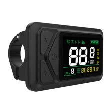 Affichage E-Bike 36V 48V 60V E-03N Écran LCD 5 Broches Scooter Électrique Écran LCD Couleur Intelligent Compteur avec Prise SM