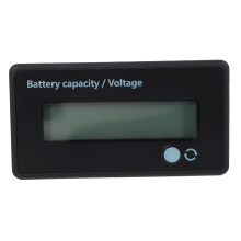 12V 24V 36V 48V Batterijmeter, Batterijcapaciteit Spanningsindicator, Loodzuur- en Lithium-Ion Batterijontladingsmonitor, voor Motorfietsauto