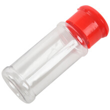 12 Stuecke Kunststoff Gewuerz Salz Pfeffer Streuer Gewuerz Glas Können Grill Gewuerz Glas Flaschen Cruet Container Kueche Gewuerz Kasten (Rot)