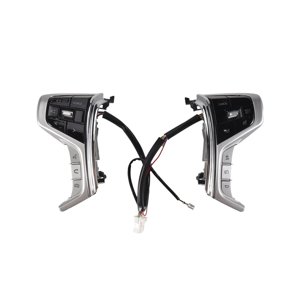 Car Cruise Control Steering Wheel Multimedia Audio Button For Pajero Sport 15-22 Outlander Delica L200 6033113272273