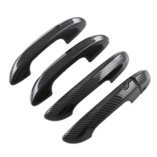 For 4 MG4 EV Mulan 2023 Car Exterior Door Handle Cover Trim Decoration Accessories ,ABS Carbon Fiber