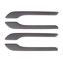 For Model 3 Modle Y 2017-2023 Car Door Handle Cover Protection Decoration Accessories (ABS Matte Carbon Fiber)
