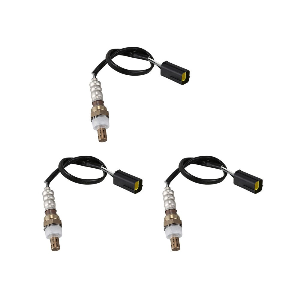 3X Front Lambda Oxygen Sensor For Aveo Kalos Lacetti Nubira 1.4 1.6 1.8 No 96418965 96325533 Black 6032926575069