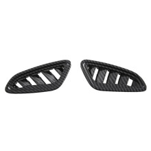 Auto Zijdashboard Bovenste Air Vent Cover Trim Decoratie Koolstofvezel Kleur voor  Seal /  ATTO 4