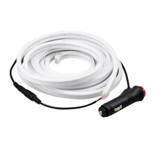 For Model Y 2021-2023 Car LED Light Strip Flexible Rear Trunk Waterproof Neon Lights Accessories (Warm White)