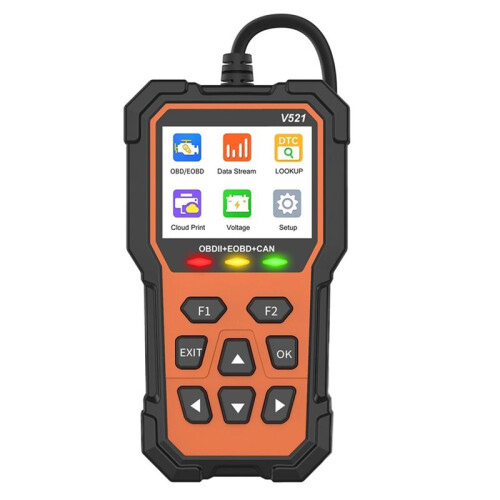 V521 Car Scanner Engine Fault Code Reader Automotive OBD2 / EOBD Fault Diagnostic Tool for Cars