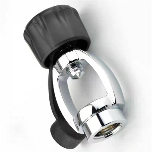 G5/8 Inflatable Adapter Diving Fire Cylinder Tank Adapter From Din to Yoke Efficiently 2