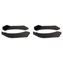 4Pz Universale Spoiler Pala Paraurti Anteriore Auto Spoiler Abs Nero