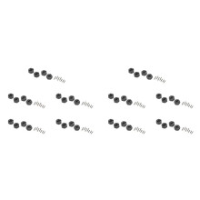 40X Mejoras de Adaptador Hexagonal de Cubo de Rueda Combinada de Aleación de Aluminio de 12 mm para 144001 1/14 RC Repuestos de Automóvil, Gris