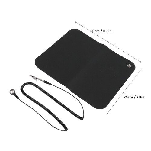 Static Electricity Earthing Mouse Pad 25x30cm Grounding Mat for Computer Parts 1