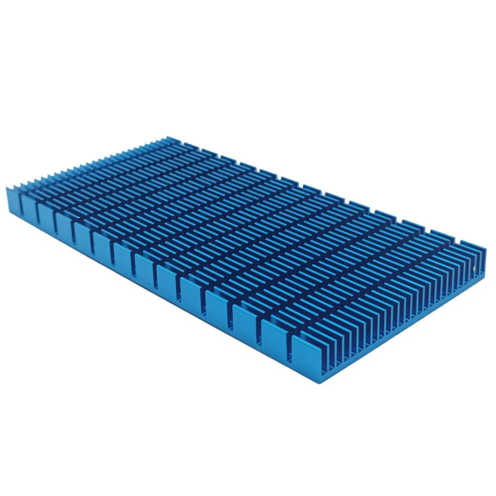 High Quality Radiator Fin 150X74x10mm Mobile Phone Cooling Heatsink Radiator Cutting Slot Aluminum Heatsink 6033075632122