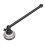 Retro Copper Towel Bar Wall-Mounted Single Rack 7
