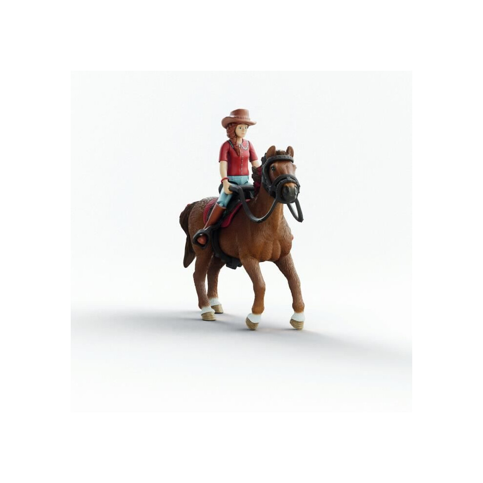 Schleich Horse Club Hannah & Cayenne Toy Figure Set - 42711