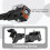 Stabiliser Mount Camera Stabiliser Stand For Various Devices Aviation Aluminium Lightweight Holder Universal Compatibility 4