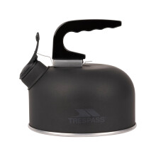 (One Size, Matt Black) Trespass Boil Aluminum Kettle (1 Litre)