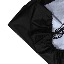 Black 61-Key Piano Cover, Polyester, 100x42cm, Adjustable Height