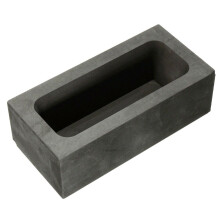 2Stk Graphitgießform Ingot Schmelzform Schwarz Labor Gießform