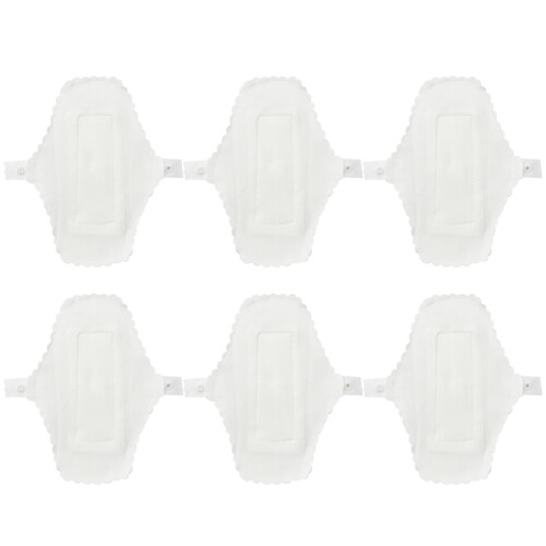 18Stk Wiederverwendbare Sanitäre Damenpads Mit Weiß